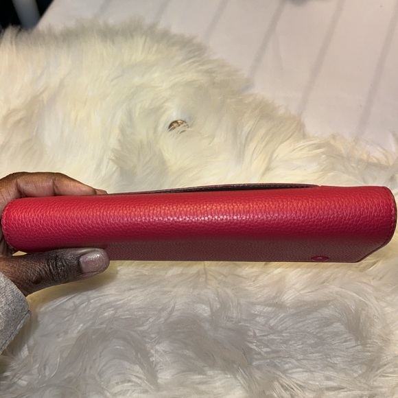 Celine Pink Drummed Leather Large Multifunction Flap Wallet NWT - Picture 10 of 17